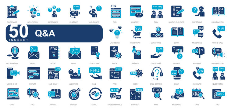 Q&A iconset