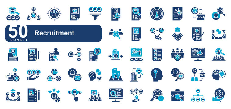recruitment iconset