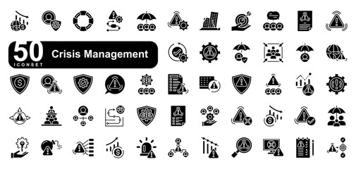 crisis management iconset