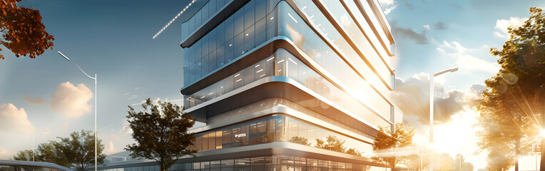 Energy efficient glazing in a modern home, natural light, side view in the background