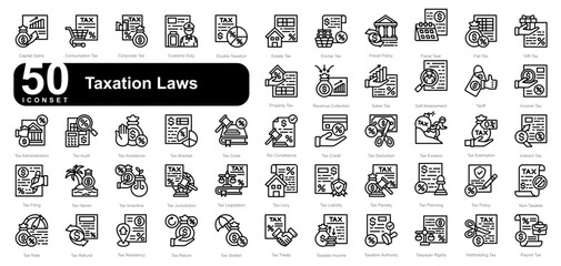 Taxation Laws iconset 