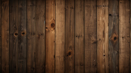 Naklejka premium Antiguo fondo de madera con textura oscura grunge, la superficie de la antigua textura de madera marrón, paneles de madera de teca de vista superior. 