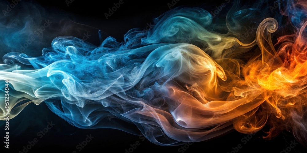 Canvas Prints Abstract background of swirling smoke , mist, haze, ethereal, smoky, textured, delicate, design, artistic, backdrop