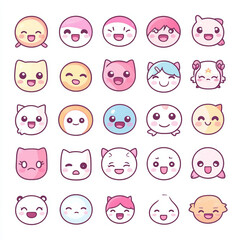 Kawaii icons