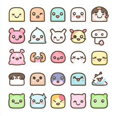 Kawaii icons