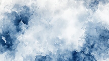 Abstract Watercolor Blue Background Texture