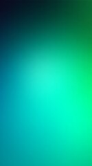 A vibrant gradient background moving from rich emerald green to a bright cyan, creating a fresh and dynamic look