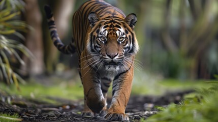 Fototapeta premium Majestic Tiger in its Natural Habitat
