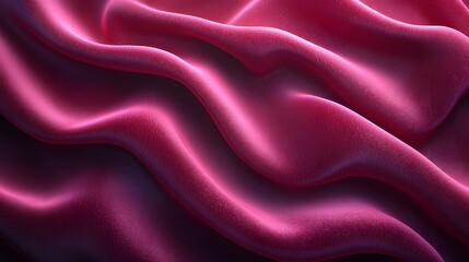 Fototapeta premium Rich Velvet Fabric with Deep Folds