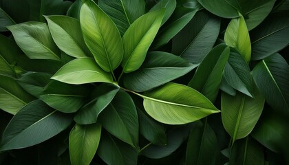 A captivating photo showcasing a background of lush leaves, embodying aesthetic minimalism