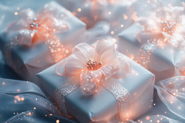Delightful Parcels of Joy: A Celebration of Gift-Giving Elegance - Generative AI
