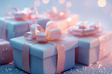 Delightful Parcels of Joy: A Celebration of Gift-Giving Elegance - Generative AI
