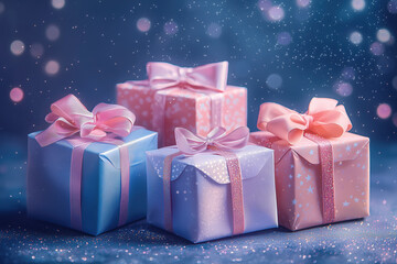 Delightful Parcels of Joy: A Celebration of Gift-Giving Elegance - Generative AI