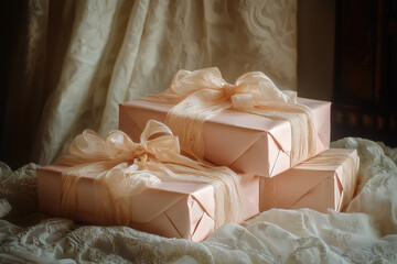 Delightful Parcels of Joy: A Celebration of Gift-Giving Elegance - Generative AI