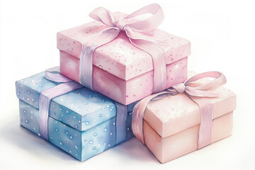 Delightful Parcels of Joy: A Celebration of Gift-Giving Elegance - Generative AI