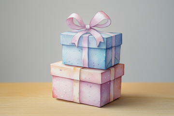 Delightful Parcels of Joy: A Celebration of Gift-Giving Elegance - Generative AI