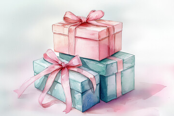 Delightful Parcels of Joy: A Celebration of Gift-Giving Elegance - Generative AI