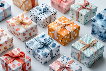Delightful Parcels of Joy: A Celebration of Gift-Giving Elegance - Generative AI