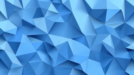 Obraz premium Explore a unique geometric blue polygonal pattern, ideal for modern designs and vibrant illustrations.