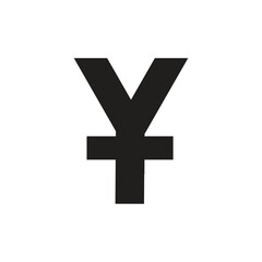 Fototapeta premium Yen icon symbol design template isolated illustration