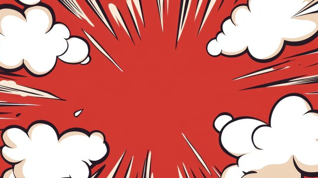 A vibrant comic book style background that combines classic pop art with modern cartoon elements for a dynamic look.