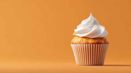 Stylized illustration of muffin in bold lines and vibrant colors.