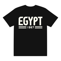 egypt t shirt fashion sticker vector illustration template design