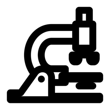 recommend clip art: microscope, biology, analysis, research, laboratory outline icon