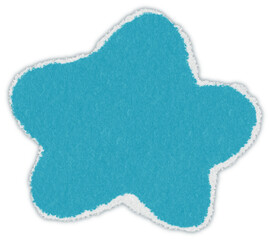 Mint green torn paper