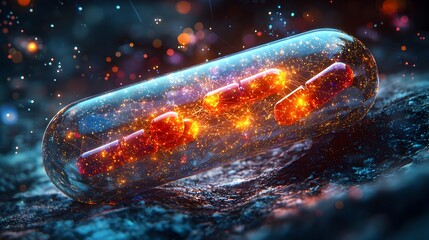 Futuristic Pill Capsule as Gateway to Nano-scale Medical World with Microscopic Robots and Personalized Data Streams