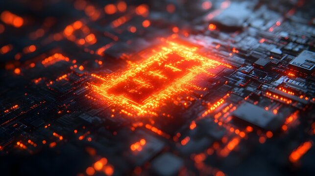 Digital Wallet App Glitching on Smartphone with Blockchain and Cryptocurrency Symbols Fading