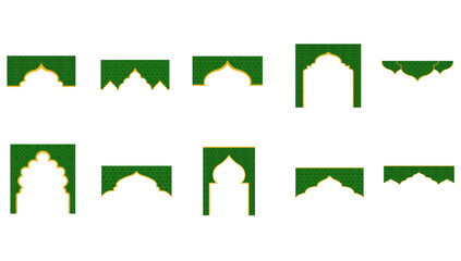 Islamic Header Decoration SET