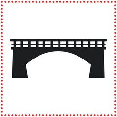 Elegant Bridge Icon   Perfect for Infrastructure and Engineering Logos