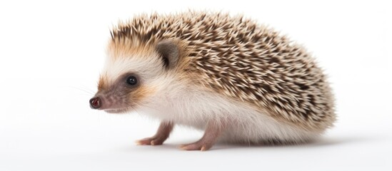 Obraz premium A Curious Little Hedgehog