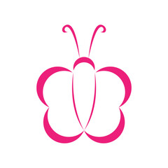 Butterfly Logo Vector Template Icon