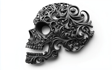 Obraz premium Ornate Skull