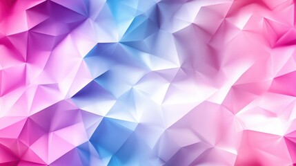 Fototapeta premium Vibrant abstract geometric background with pink, purple, and blue shades, creating a dynamic, multidimensional visual effect.