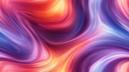 Fototapeta premium Vibrant abstract swirl pattern with red, purple, and orange tones creating a dynamic, colorful texture.