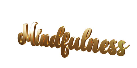 Luxury 3D gold text 
