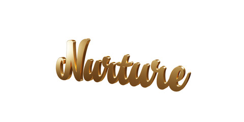 Luxury 3D gold text 