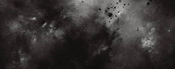 Fondo de hormigón con textura grunge negro oscuro. Panorama de fondo o textura de pizarra negra gris oscuro. Textura de hormigón negro vectorial. Fondo de pared de piedra.	