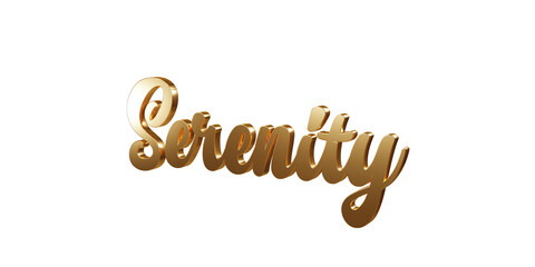 Luxury 3D gold text 
