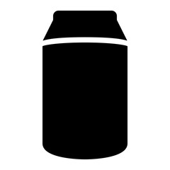 can, jar, tin, containers, packaging solid or glyph icon
