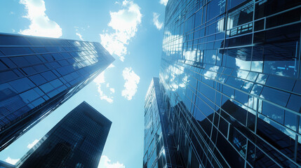 a futuristic city skyline