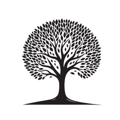 tree silhouette vector