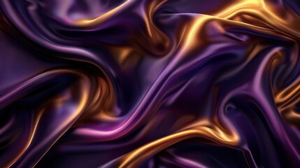 Obraz premium Origami swirls on a purple fabric background