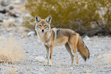 Obraz premium Coyote (Canis latrans) in Death Valley National Park