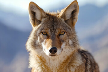 Obraz premium Coyote (Canis latrans) in Death Valley National Park