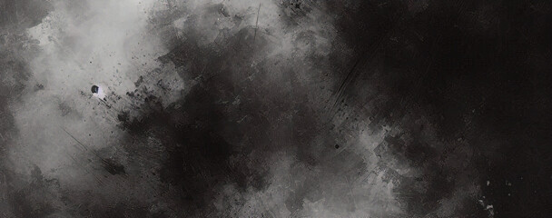 Fondo de hormigón con textura grunge negro oscuro. Panorama de fondo o textura de pizarra negra gris oscuro. Textura de hormigón negro vectorial. Fondo de pared de piedra.	