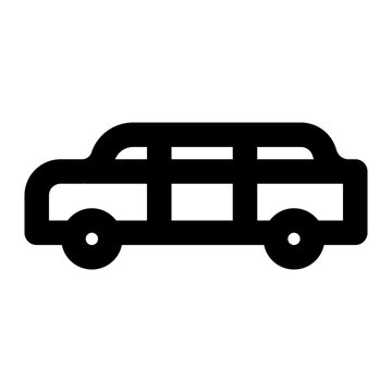 recommend clip art: limousine, luxury, car, transportation, vehicles outline icon